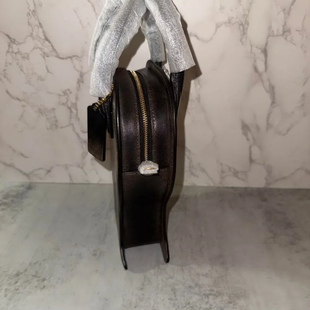 Coach × Braindead Limited Edition Head Bag, Logo Head Bag In Loved Leather